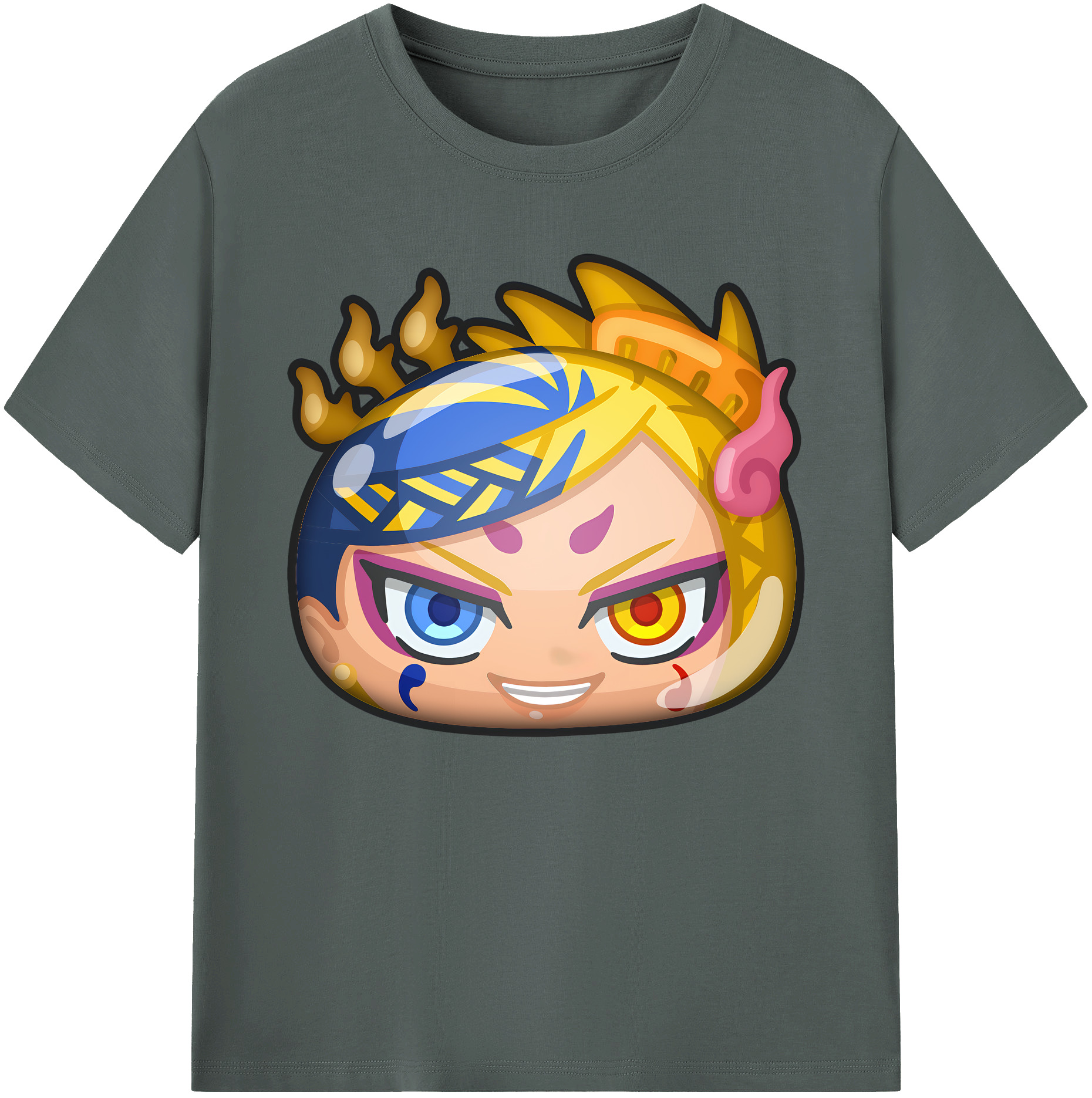 （画像用） 妖怪ウォッチ Yo-kai Watch 綿100％ メンズ半袖Tシャツ｜肌触りやわらか＆通気性